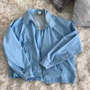 Light Blue Wind Breaker